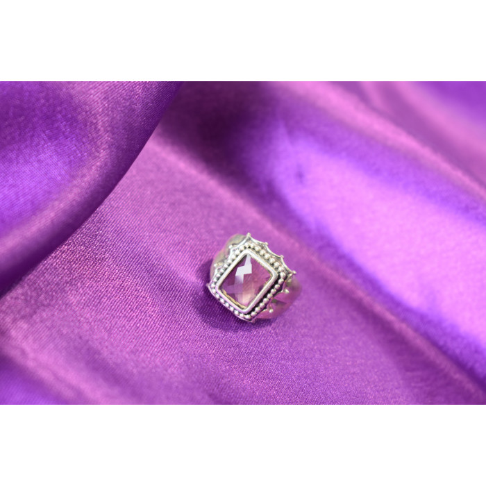 Sky Jewelry Серебряное кольцо 925 проба с камнем Гессонит