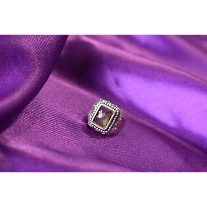 Sky Jewelry Серебряное кольцо 925 проба с камнем Гессонит