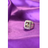 Sky Jewelry Серебряное кольцо 925 проба с камнем Гессонит