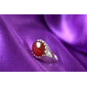 Sky Jewelry Серебряное кольцо 925 пробы с камнем Карнеол (Карнелиан)