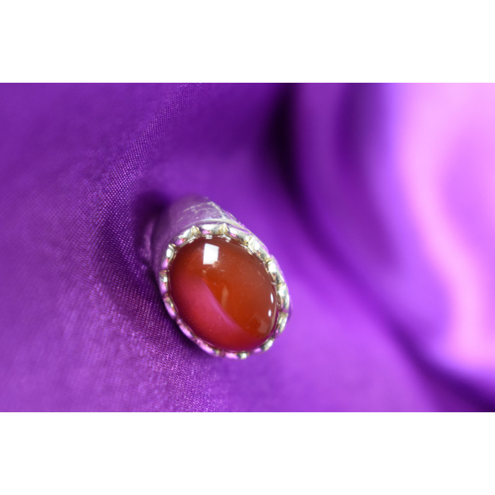 Sky Jewelry Серебряное кольцо 925 пробы с камнем Карнеол (Карнелиан)