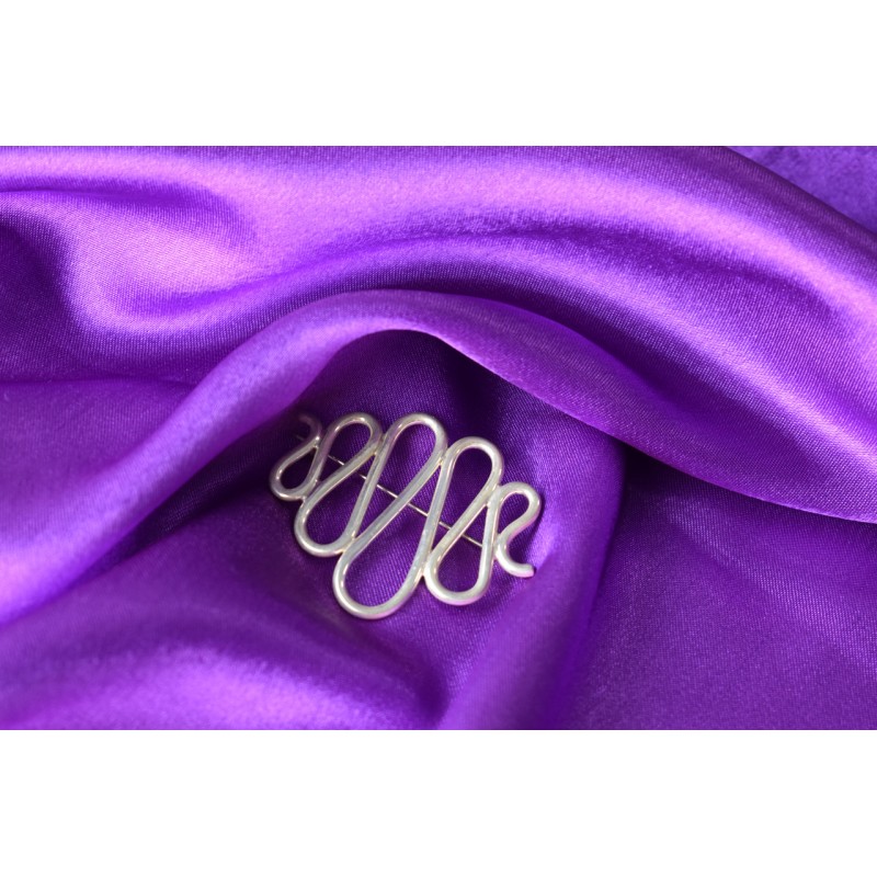 Sky Jewelry Стильная Серебряная брошь 925 пробы