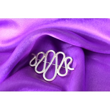 Sky Jewelry Стильная Серебряная брошь 925 пробы