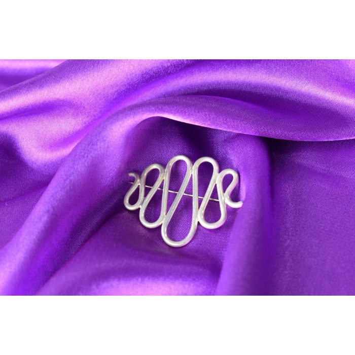 Sky Jewelry Стильная Серебряная брошь 925 пробы