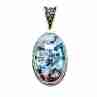 Sky Jewelry Серебряная цепочка с кулоном Яшма 925 проба