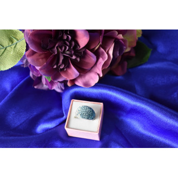 Sky Jewelry Серебряное кольцо с фианитами 925 проба