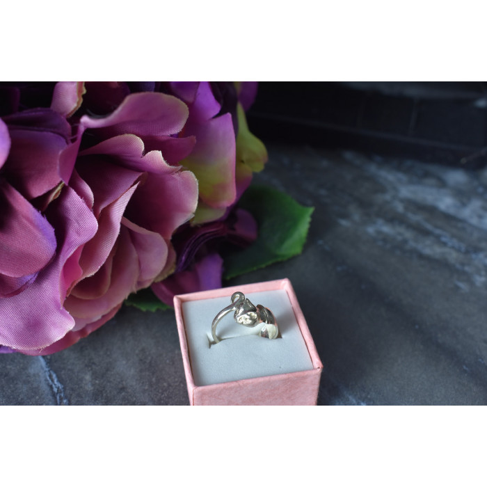 Sky Jewelry Серебряное кольцо ручной работы *Кот*