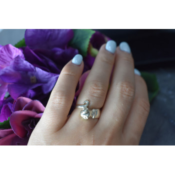 Sky Jewelry Серебряное кольцо ручной работы *Кот*