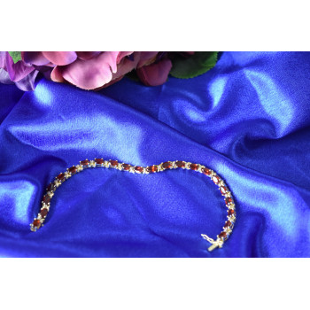 Sky Jewelry Серебряный браслет 925 проба с Альмандином