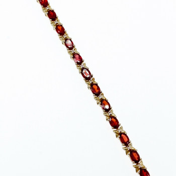 Sky Jewelry Серебряный браслет 925 проба с Альмандином