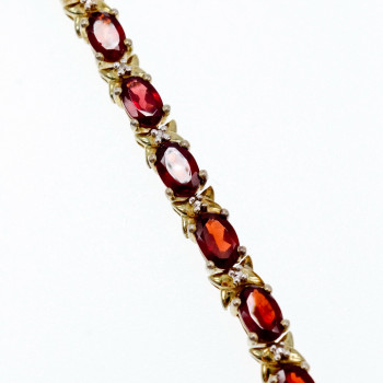 Sky Jewelry Серебряный браслет 925 проба с Альмандином