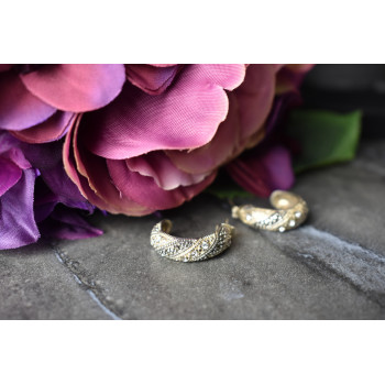 Sky Jewelry Серебряные серьги 925 пробы с фианитами и камнями Морион