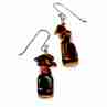 Sky Jewelry Серебряные серьги 925 проба с камнем Тигровый Глаз