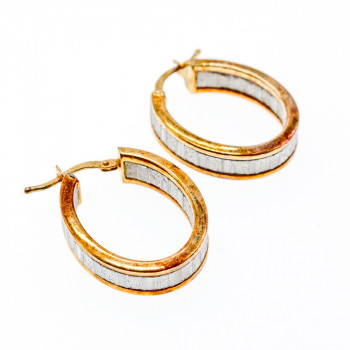 Sky Jewelry Серебряные серьги в позолоте 925 проба