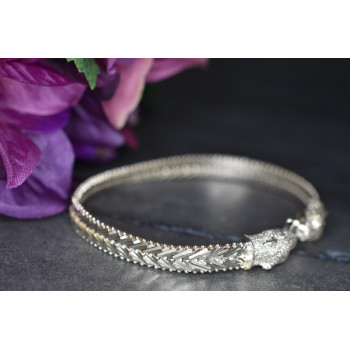 Sky Jewelry Серебряный браслет 925 проба Italy Milor *2 Пантеры*
