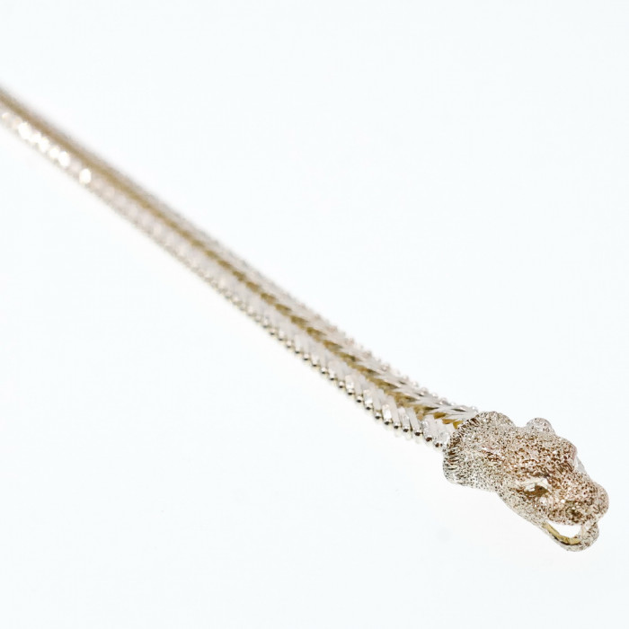 Sky Jewelry Серебряный браслет 925 проба Italy Milor *2 Пантеры*