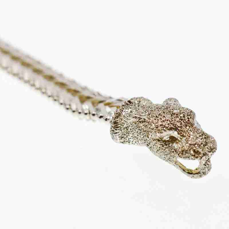 Sky Jewelry Серебряный браслет 925 проба Italy Milor *2 Пантеры*