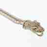 Sky Jewelry Серебряный браслет 925 проба Italy Milor *2 Пантеры*