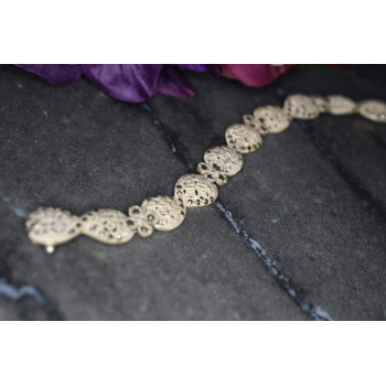 Sky Jewelry Браслет серебро 925 проба с камнями Морион