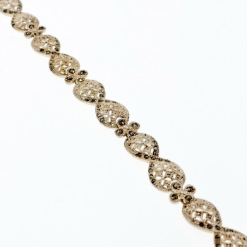 Sky Jewelry Браслет серебро 925 проба с камнями Морион