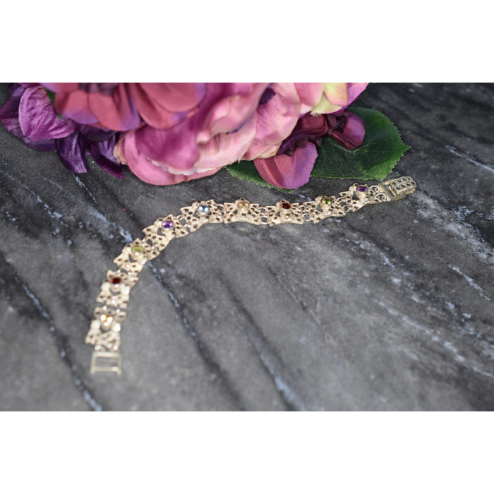 Sky Jewelry Браслет серебро 925 пробы с натуральными камнями