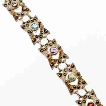 Sky Jewelry Браслет серебро 925 пробы с натуральными камнями