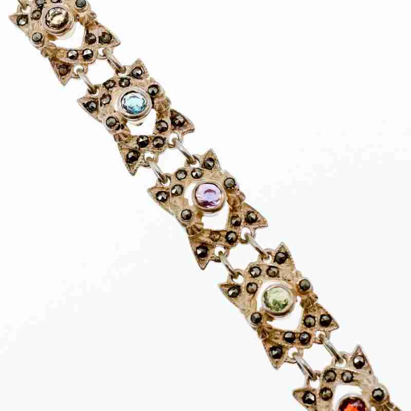 Sky Jewelry Браслет серебро 925 пробы с натуральными камнями