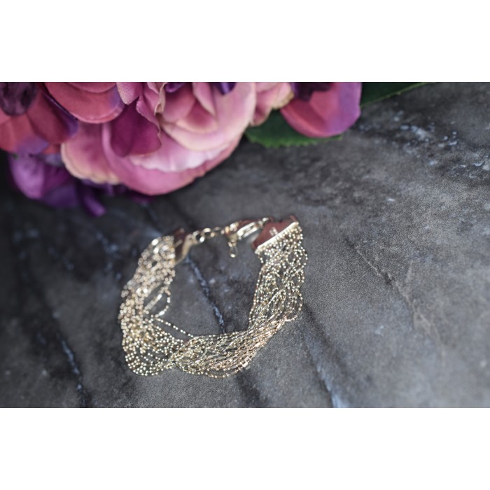 Sky Jewelry Дизайнерский Серебряный браслет 925 проба Italy