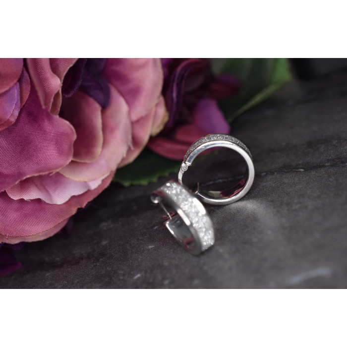 Sky Jewelry Дизайнерские Серебряные серьги 925 проба Italy