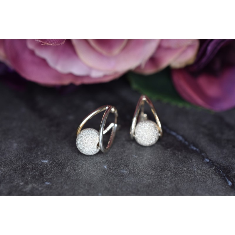 Sky Jewelry Дизайнерские Серебряные серьги 925 проба