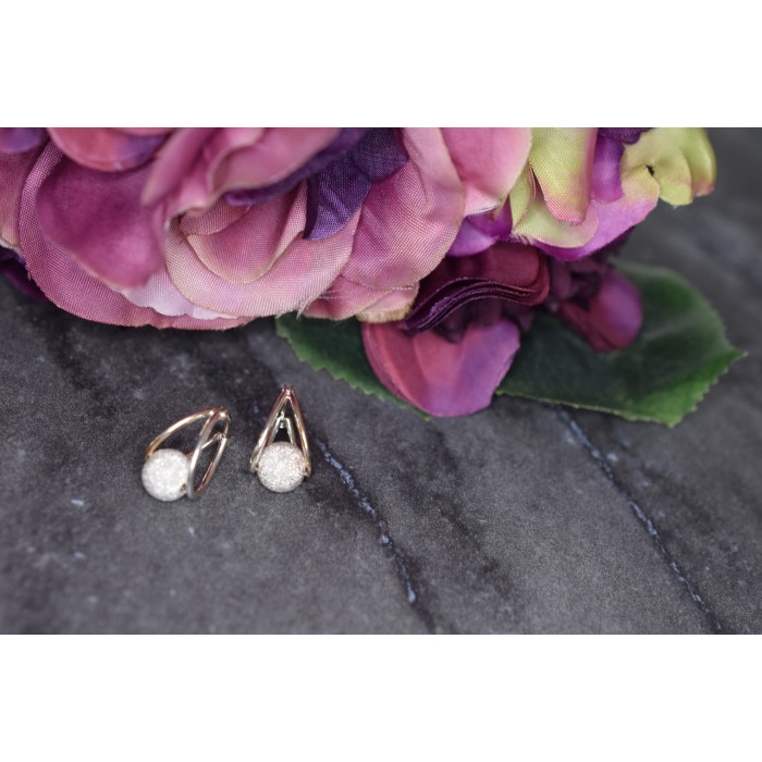 Sky Jewelry Дизайнерские Серебряные серьги 925 проба