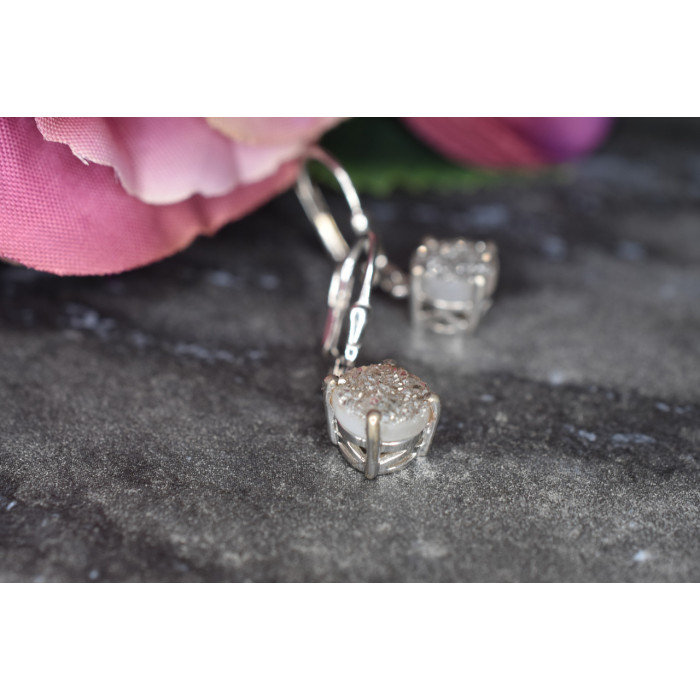 Sky Jewelry Серебряные серьги 925 проба с Марказитом