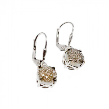 Sky Jewelry Серебряные серьги 925 проба с Марказитом