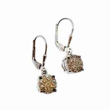 Sky Jewelry Серебряные серьги 925 проба с Марказитом