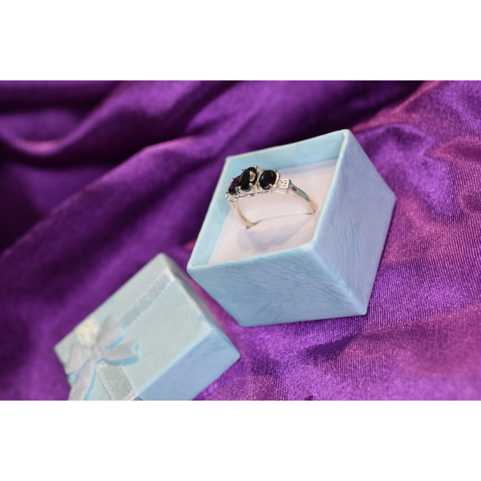 Sky Jewelry Серебряное кольцо 925 пробы с камнем Шпинель