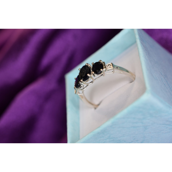 Sky Jewelry Серебряное кольцо 925 пробы с камнем Шпинель