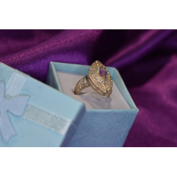 Sky Jewelry Серебряное кольцо с Турмалином