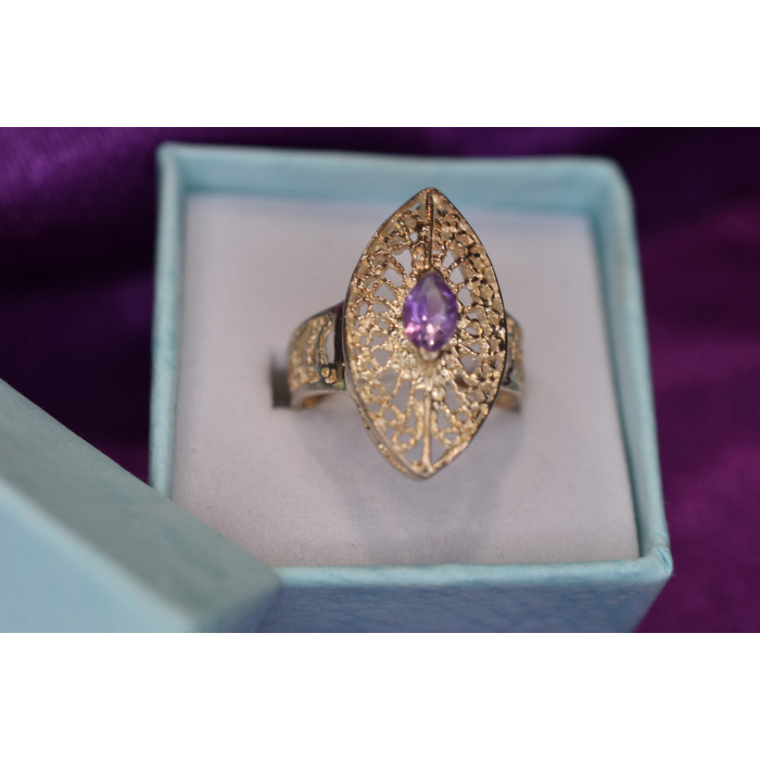 Sky Jewelry Серебряное кольцо с Турмалином