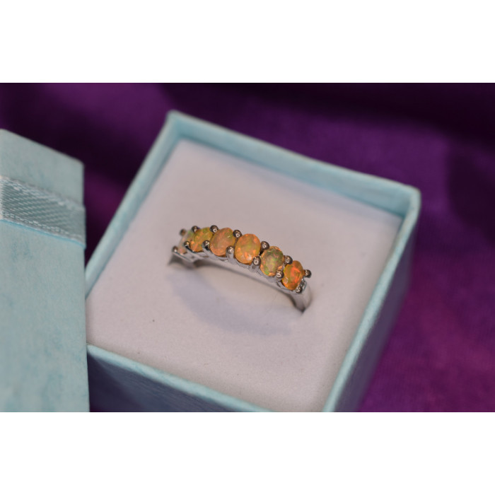 Sky Jewelry Серебряное кольцо 925 проба с Опалом