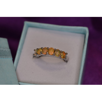 Sky Jewelry Серебряное кольцо 925 проба с Опалом