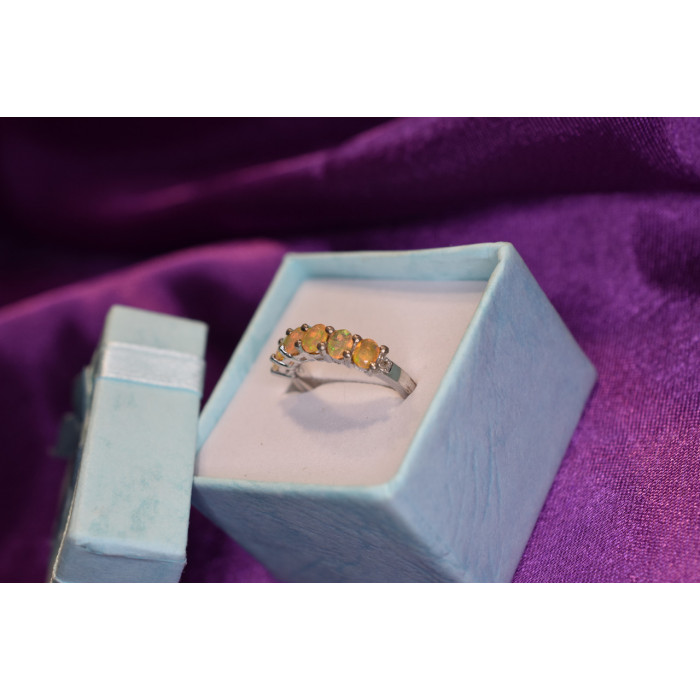 Sky Jewelry Серебряное кольцо 925 проба с Опалом