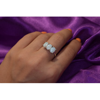 Sky Jewelry Серебряное кольцо 925 проба с Опалом