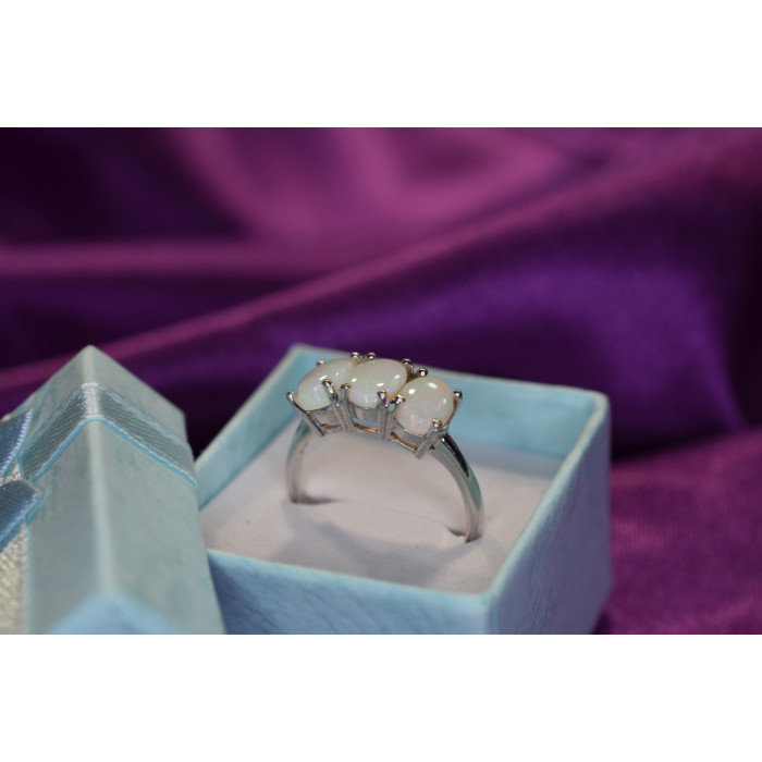 Sky Jewelry Серебряное кольцо 925 проба с Опалом