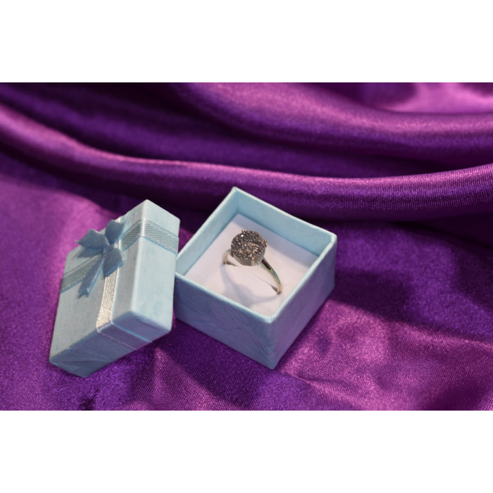 Sky Jewelry Серебряное кольцо с Марказитом 925 проба  *Круг*