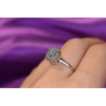Sky Jewelry Серебряное кольцо с Марказитом 925 проба  *Круг*