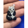 Sky Jewelry Кулон панда ( серебро 925 проба)