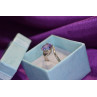 Sky Jewelry Серебряное кольцо с аметистом 925 проба