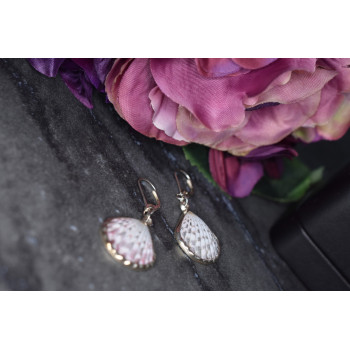 Sky Jewelry Серебряные серьги 925 пробы с Ракушкой