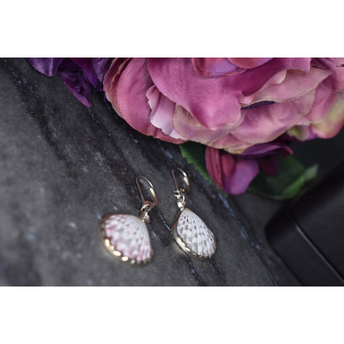 Sky Jewelry Серебряные серьги 925 пробы с Ракушкой