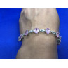 Sky Jewelry Браслет серебро 925 проба с розовым кварцем